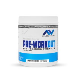 Anabolic Veinz – Explosive Pre-Workout (30 Servings) | (200g) | Extreme Energy, Focus & Pumps